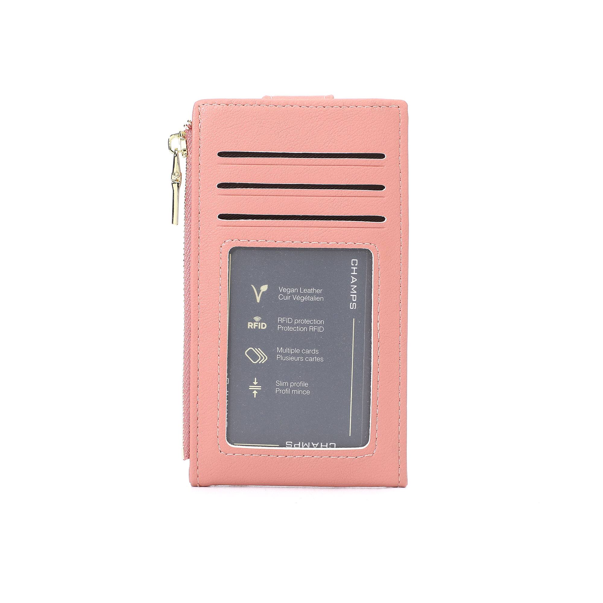 Vegan Leather  
Cuir Végétalien  

RFID Protection  
Protection RFID  

Multiple Cards  
Plusieurs Cartes  

Slim Profile  
Profil mince  

CHAMPS