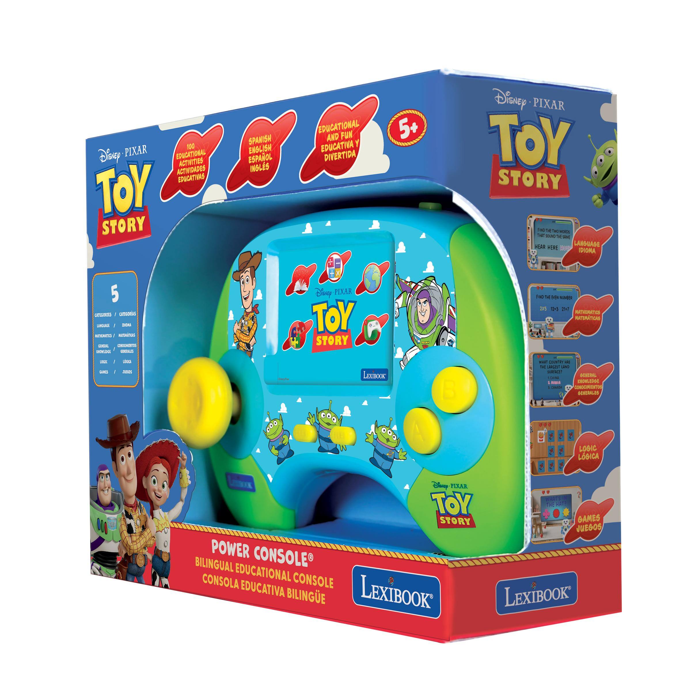 Lexibook Disney Toy Story, Power Console® Educational Handheld