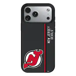 Keyscaper - NHL - New Jersey Devils Sidebar Magnetic iPhone Case - 15 - Black