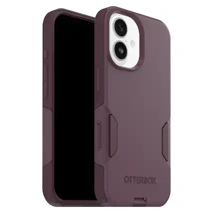 Front. OtterBox - Commuter Series Hard Shell for Apple iPhone 17 - Purple.