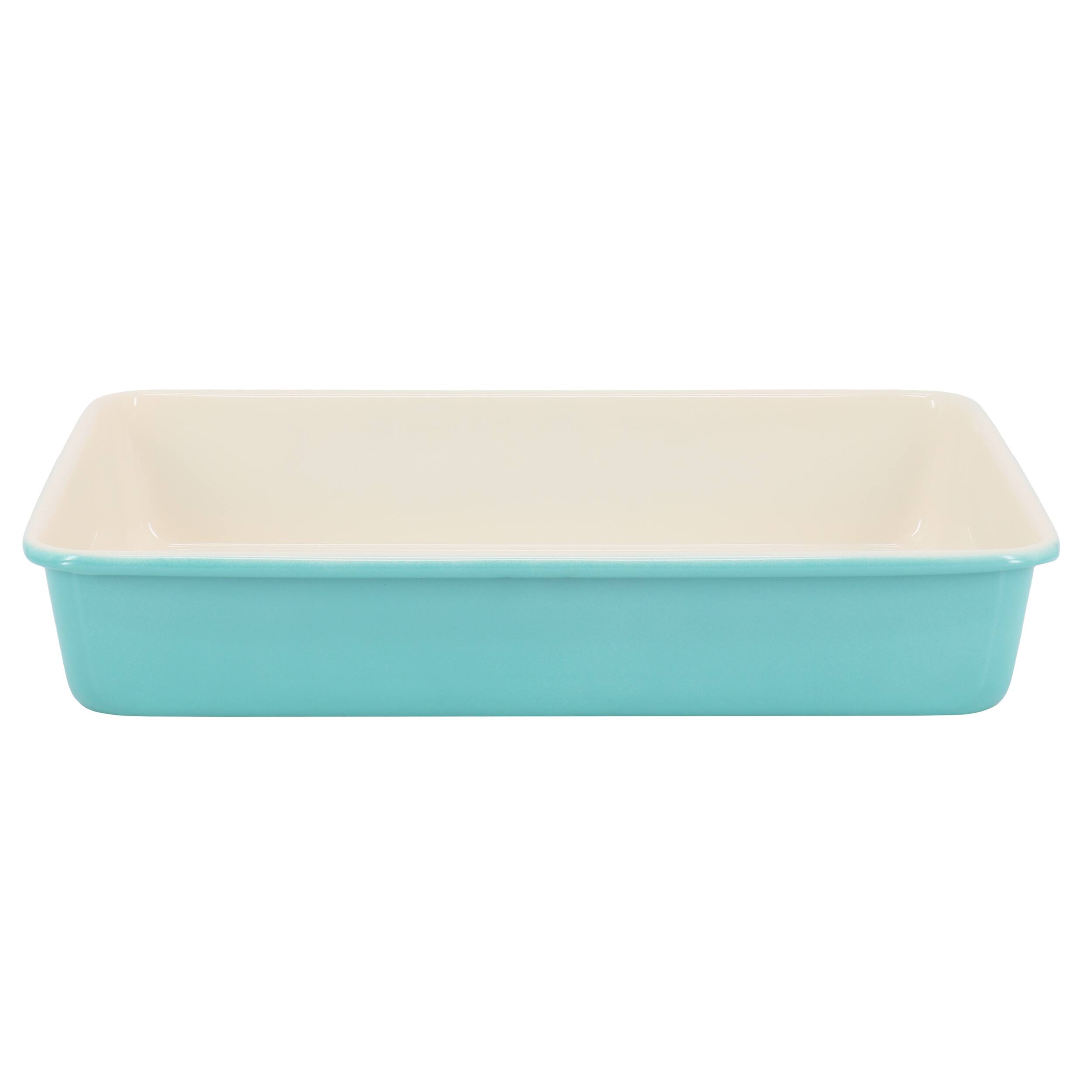 Alt View 1. Martha Stewart - Martha Stewart Everyday Color Bake 4 Piece Nonstick Carbon Steel Bakeware Set in Teal - Teal.