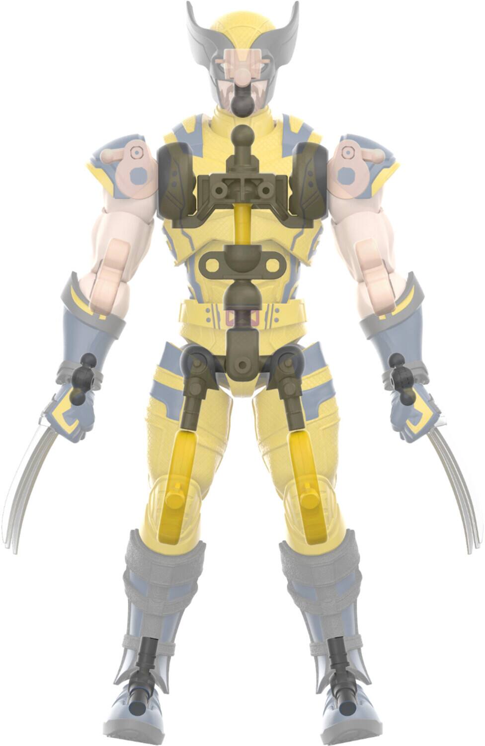 Alt View 2. PopMarket - Blokees - Marvel Deadpool & Wolverine - Champion Class - 05: Wolverine Model Kit   - COLLECTIBLES - Multicolor.