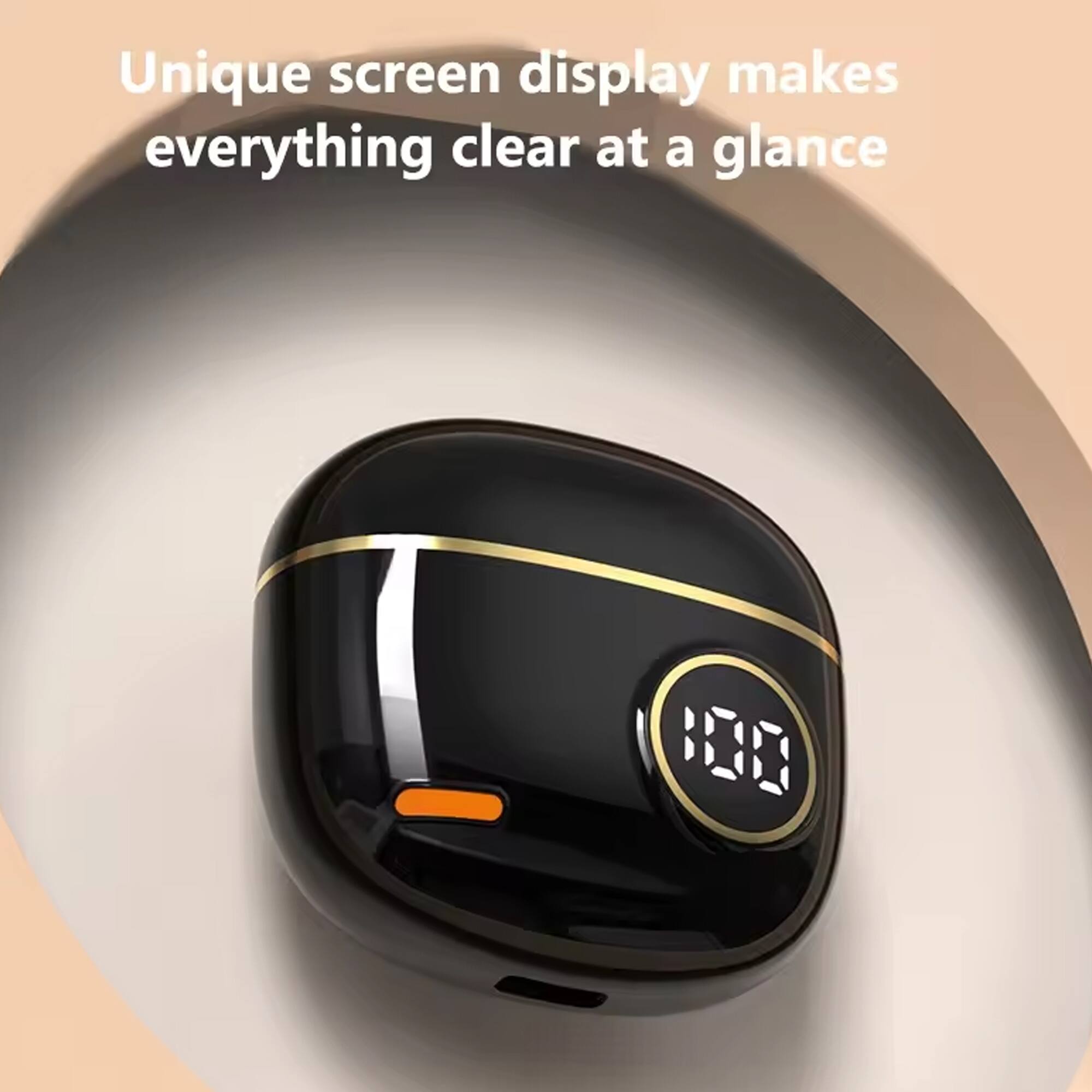 Unique screen display makes everything clear at a glance
