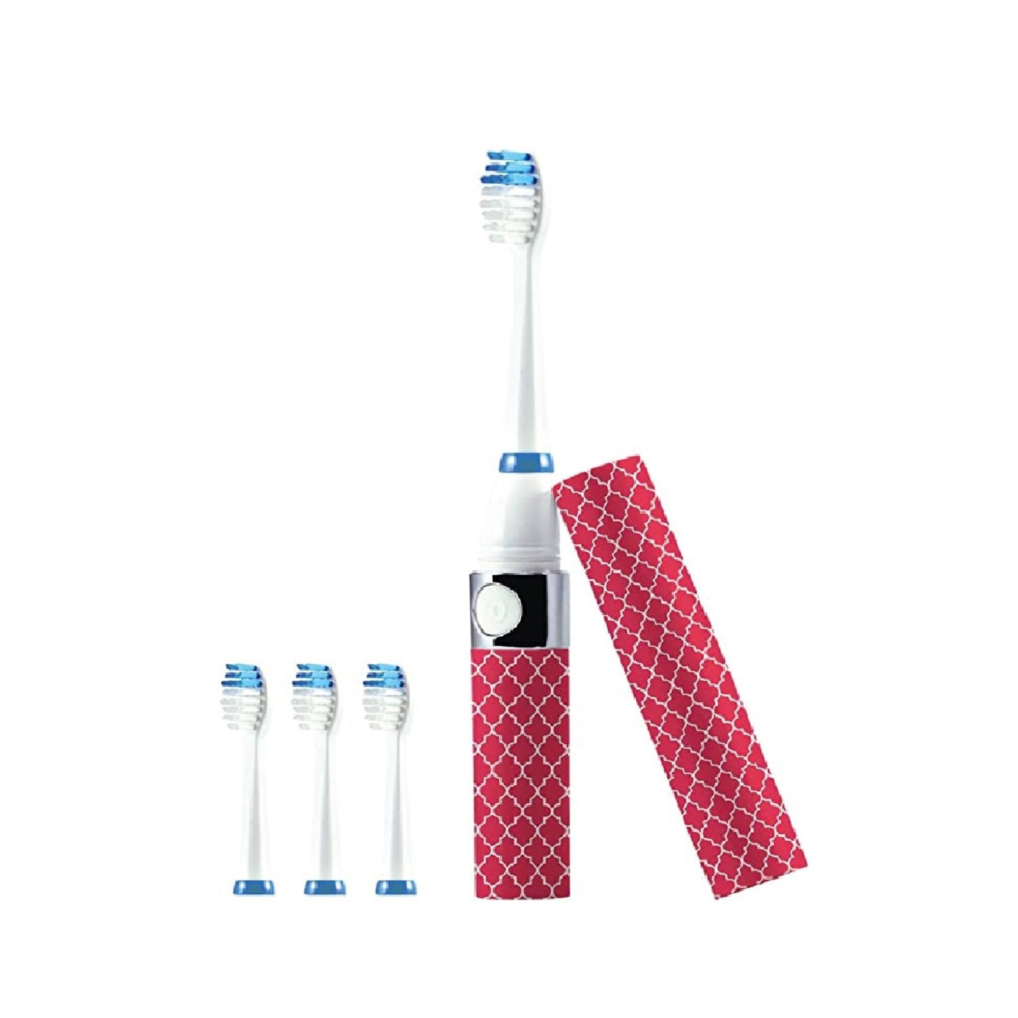 Back. Pursonic - Portable Sonic Toothbrush with Travel Case & 360° Toothbrush Set.