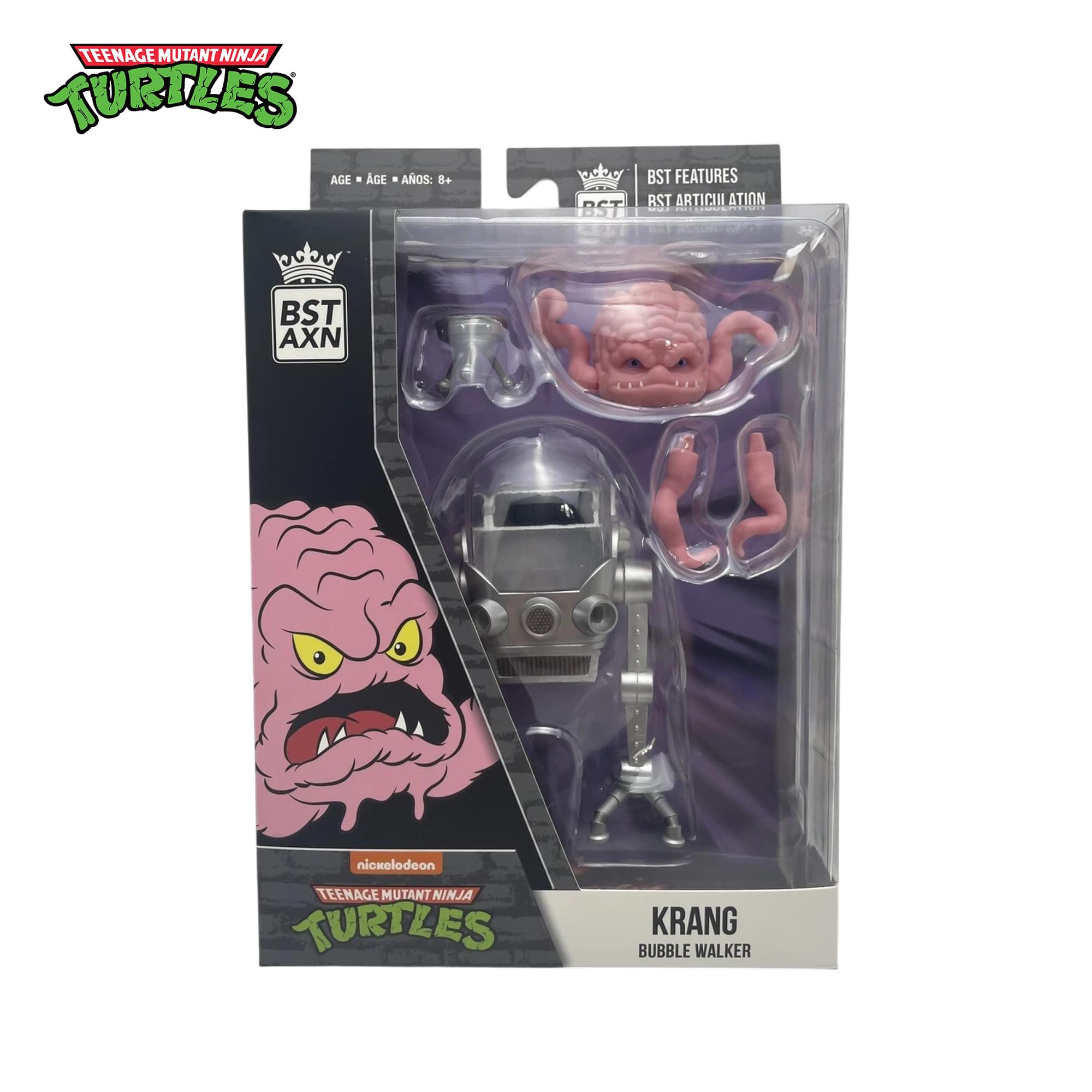 TEENAGE MUTANT NINJA TURTLES AGE: 8+  
BST FEATURES: BST ARTICULATION  
nickelodeon  
TEENAGE MUTANT NINJA TURTLES  
KRANG BUBBLE WALKER