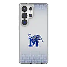 Keyscaper - NCAA - Memphis Tigers Linen Logo Galaxy Clear Case - S24 Ultra - Multicolor