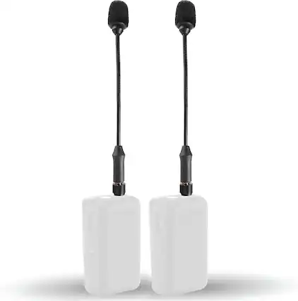 Front. MOVO - Movo MV-M101 Gooseneck Omnidirectional Lavalier Microphone- Compatible Wireless Transmitters.