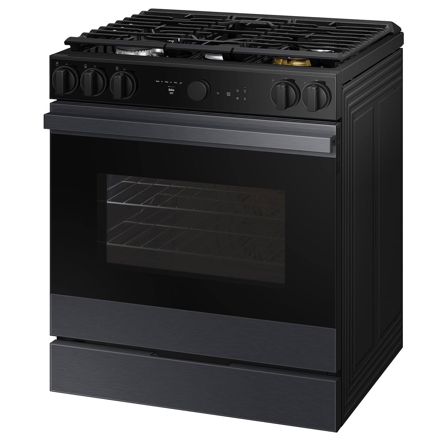 Samsung OPEN BOX Bespoke 6.0 Cu. Ft. Slide In Gas Range with Air Sous