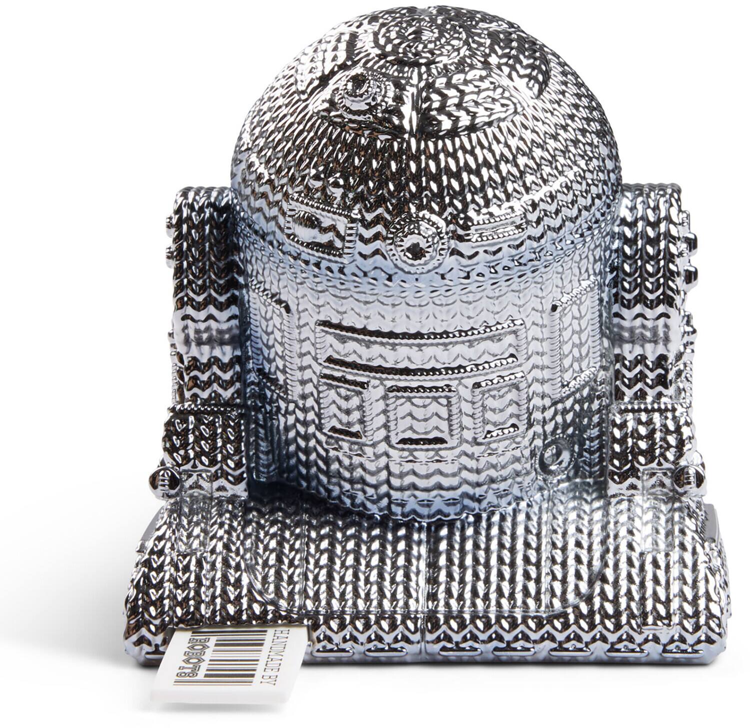 Alt View 3. Handmade by Robots - Star Wars - R2-D2 Silver Electroplated Limited Edition Vinyl Figure – Handmade by Robots   - COLLECTIBLES - Multicolor.