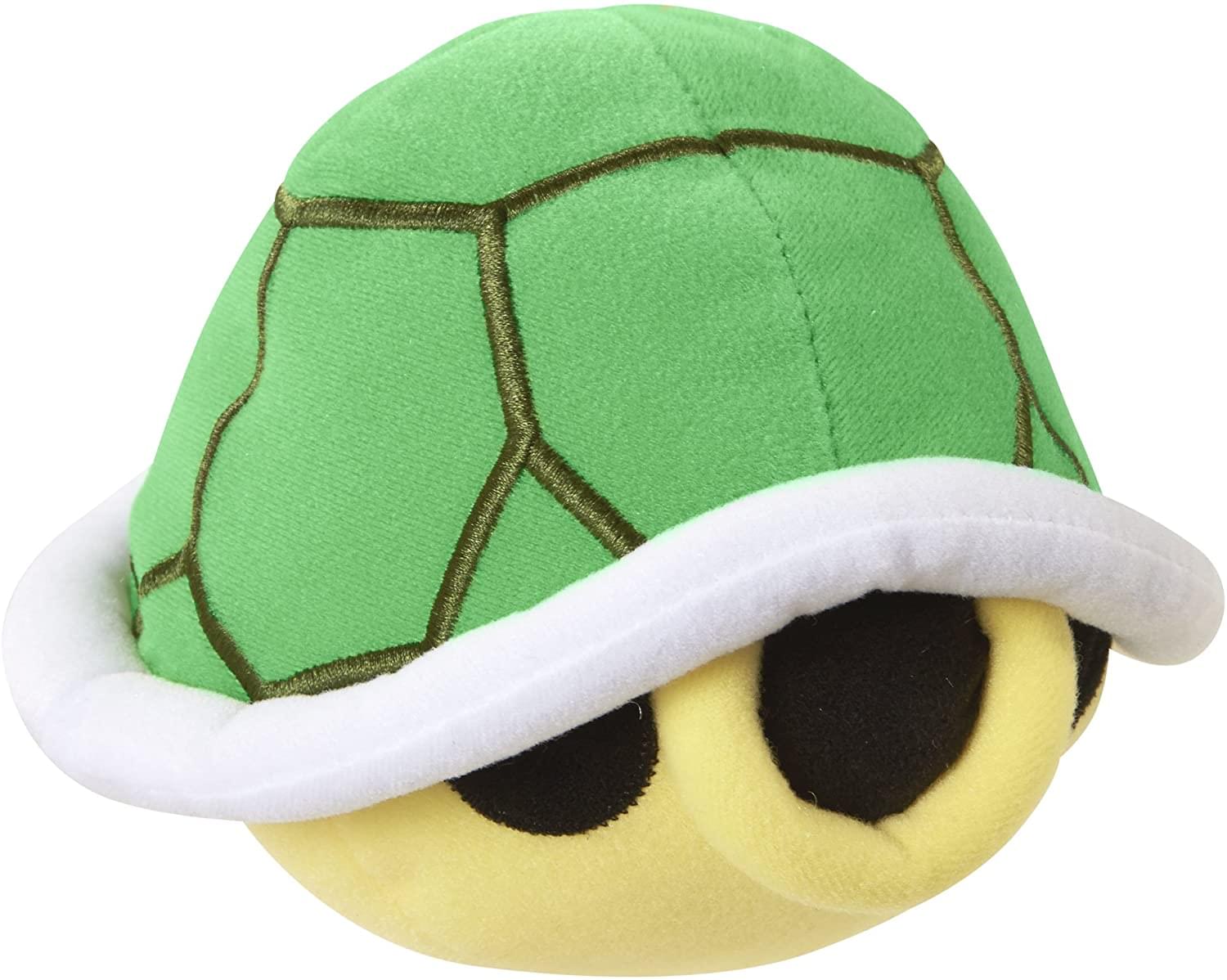 Front. Jakks Pacific - Super Mario Bros. 8 Inch Turtle Shell Plush with Sound - Green.