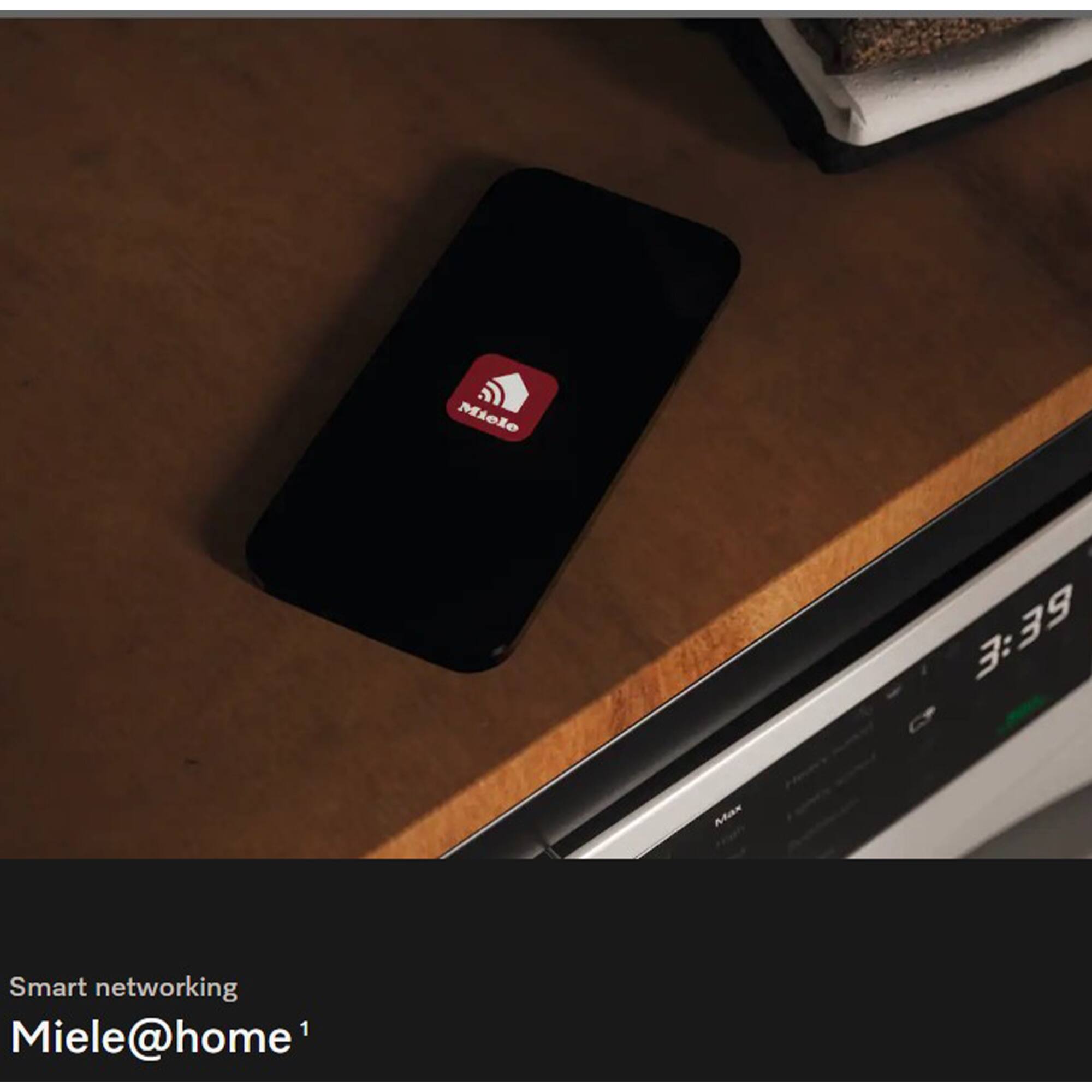 Miele 3:39 Smart networking Miele@home¹