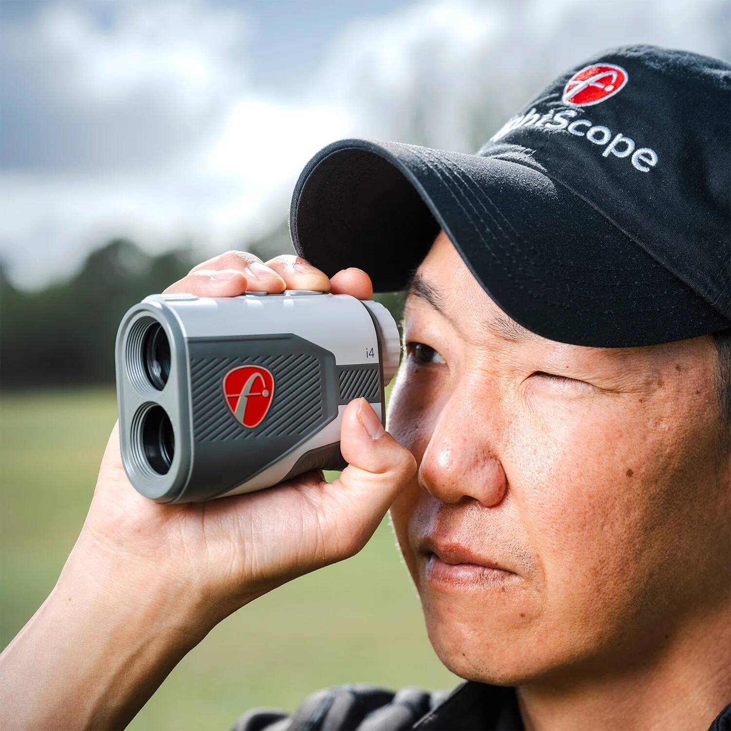 Alt View 4. FlightScope - i4 Golf Laser Rangefinder with 6X Magnification and 1,000 Yard Range | Personalized Smart Gapping Club and Slope - Gray.
