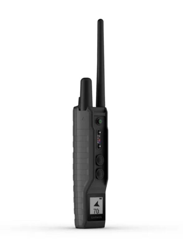 Left. Garmin - Garmin Pro 550 Plus, Handheld, USB Charging Adapter, Garmin Alpha T20 Collar - Black.