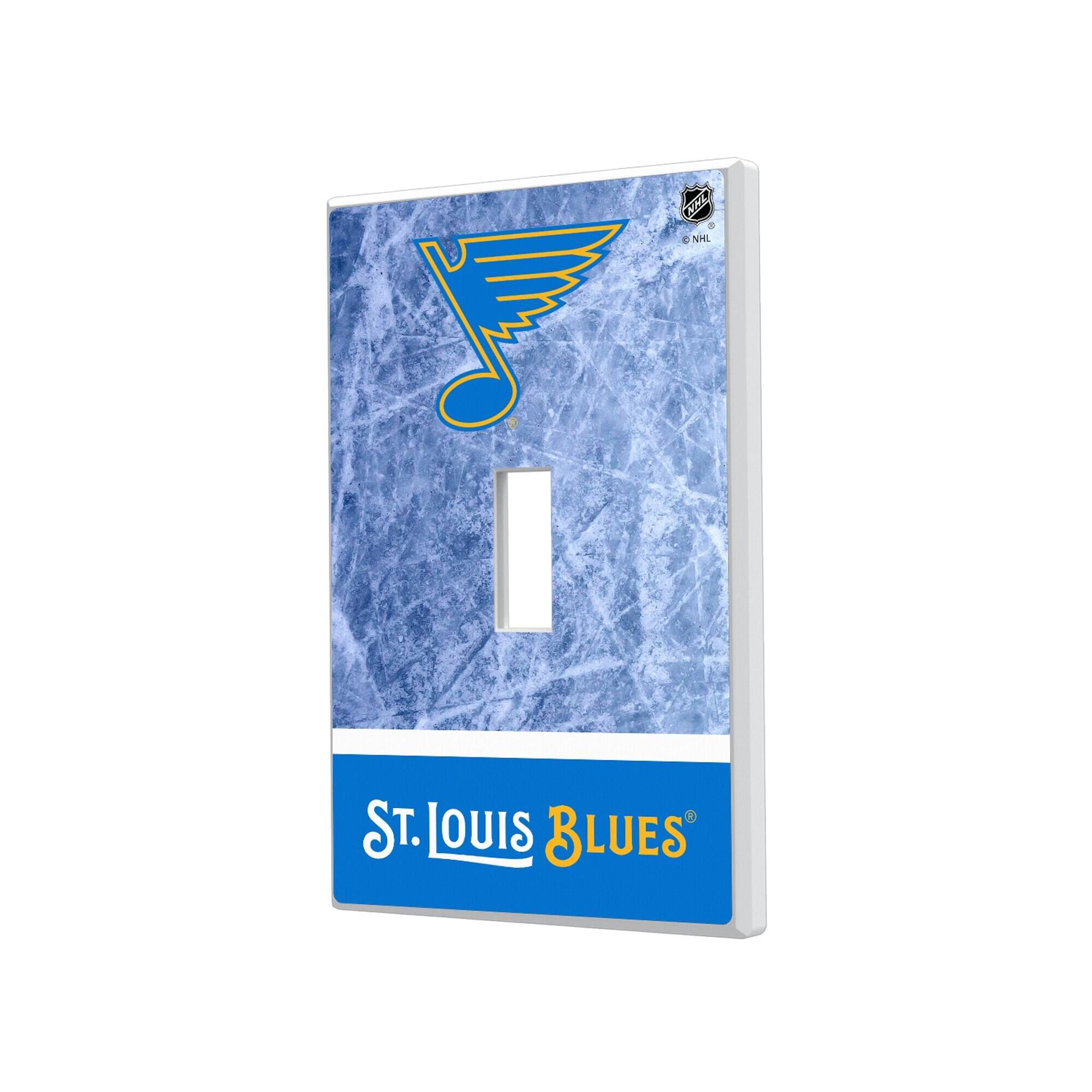 Keyscaper - St. Louis Blues Wordmark Single Toggle Lightswitch Plate - Multicolor price history on PriceWatchPro