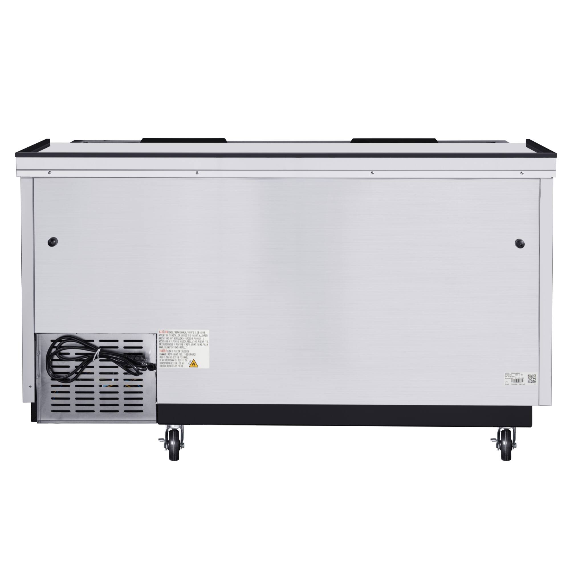 Alt View 8. Koolmore - 65 in. Commercial Bottle Cooler in Stainless-Steel with Built-In Opener, ETL Listed, 19 cu. ft. (KM-BOC65-SS) - Stainless steel.