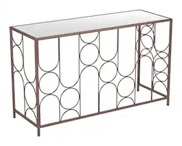 Hivvago - Convale Console Table - Bronze