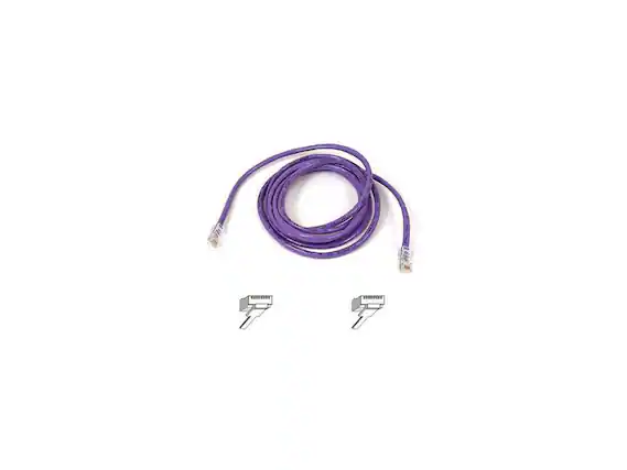 Front. Belkin - Belkin A3L791-10-PUR 10 ft. Cat 5E Purple Patch Cable.