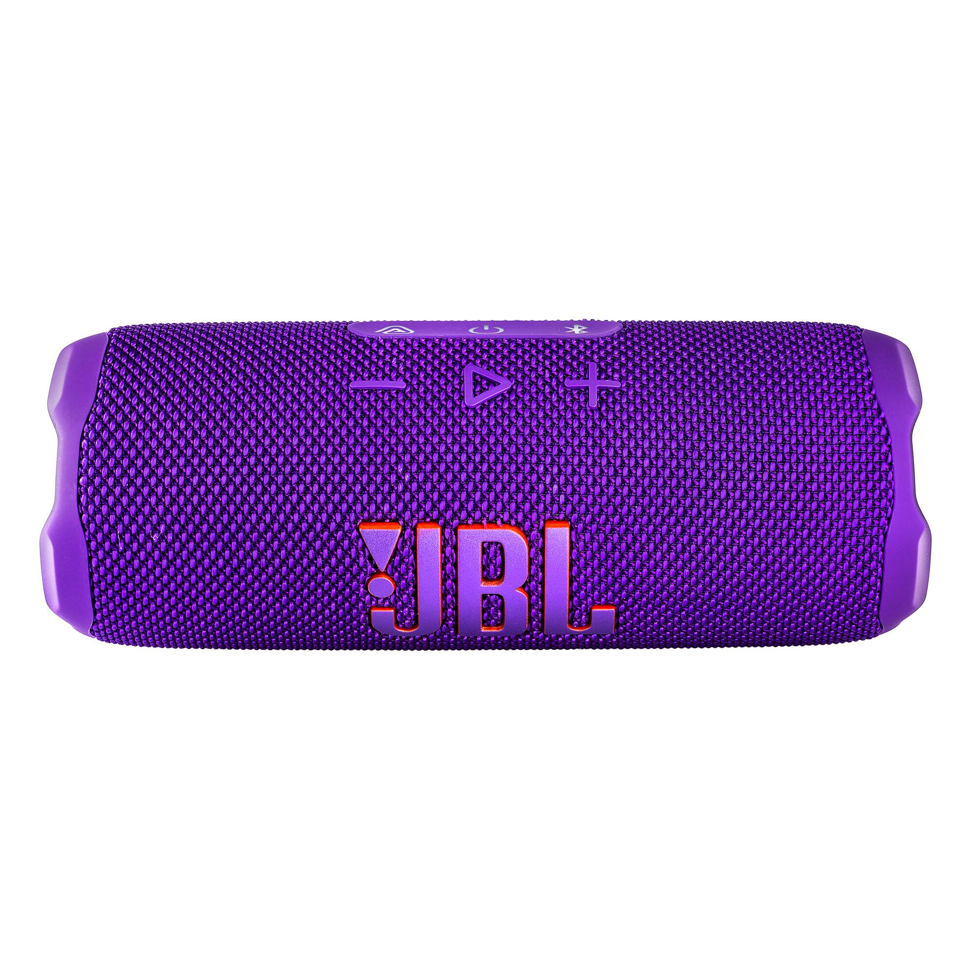 Alt View 1. JBL - JBL Flip 7 Portable Bluetooth Speaker (Purple), deep bass, IP68 waterproof, for home, Outdoors Bundle - Purple.