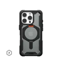 UAG - Plasma XTE Series Case with Magsafe for Apple iPhone 16 Pro - Black/Orange - Front_Zoom