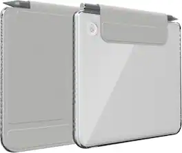 TUDIA - M-FLIP Detachable Clear Magnetic Case for Kobo Libra Colour 2024 - Grey - Gray