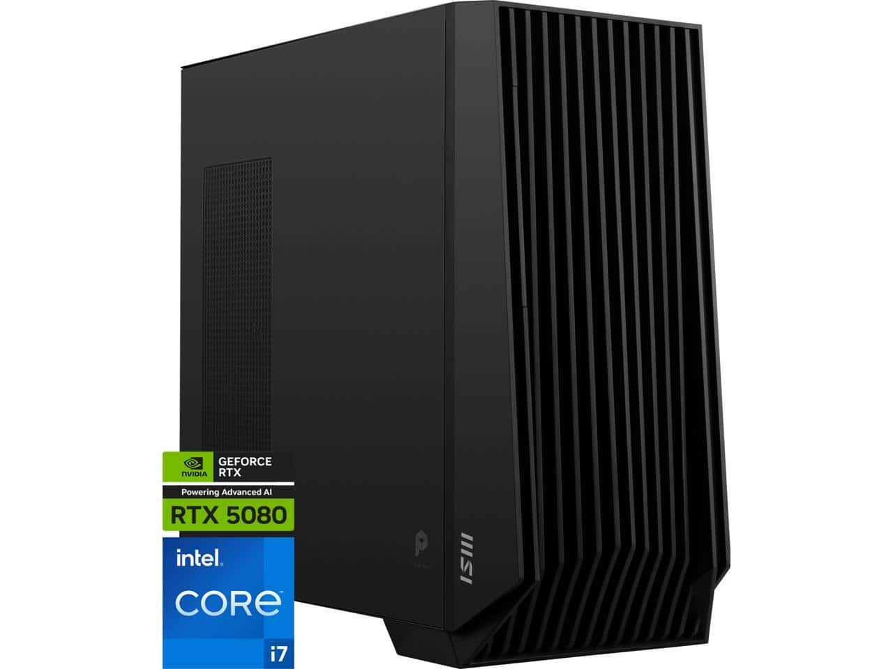 MSI - Business Desktop PRO DP400 14NVV-022US Intel Core i7-14700F 64GB DDR5 2TB M.2 NVMe SSD NVIDIA GeForce RTX 5080 - Black