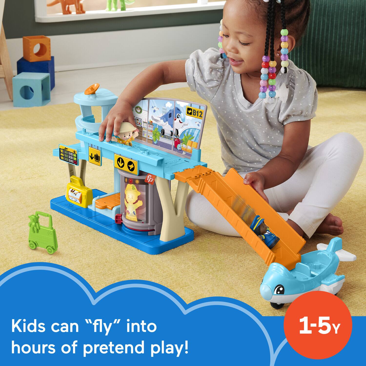 Kids can "fly" into hours of pretend play!  
1-5Y