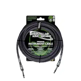 Interstellar Audio Machines - Hyperdrive Premium Instrument Cables, Straight-Straight Connectors, 10-foot