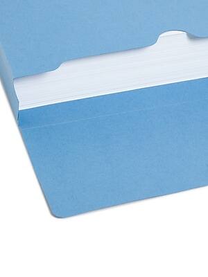 Alt View 1. Smead - Recycled File Pocket, 2" Expansion, Letter Size, Blue, 10/Box - Blue.