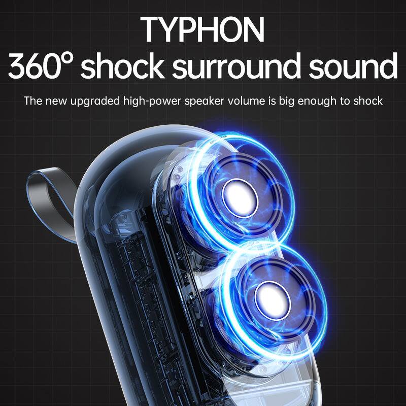 TYPHON  
360° shock surround sound  
The new upgraded high-power speaker volume is big enough to shock