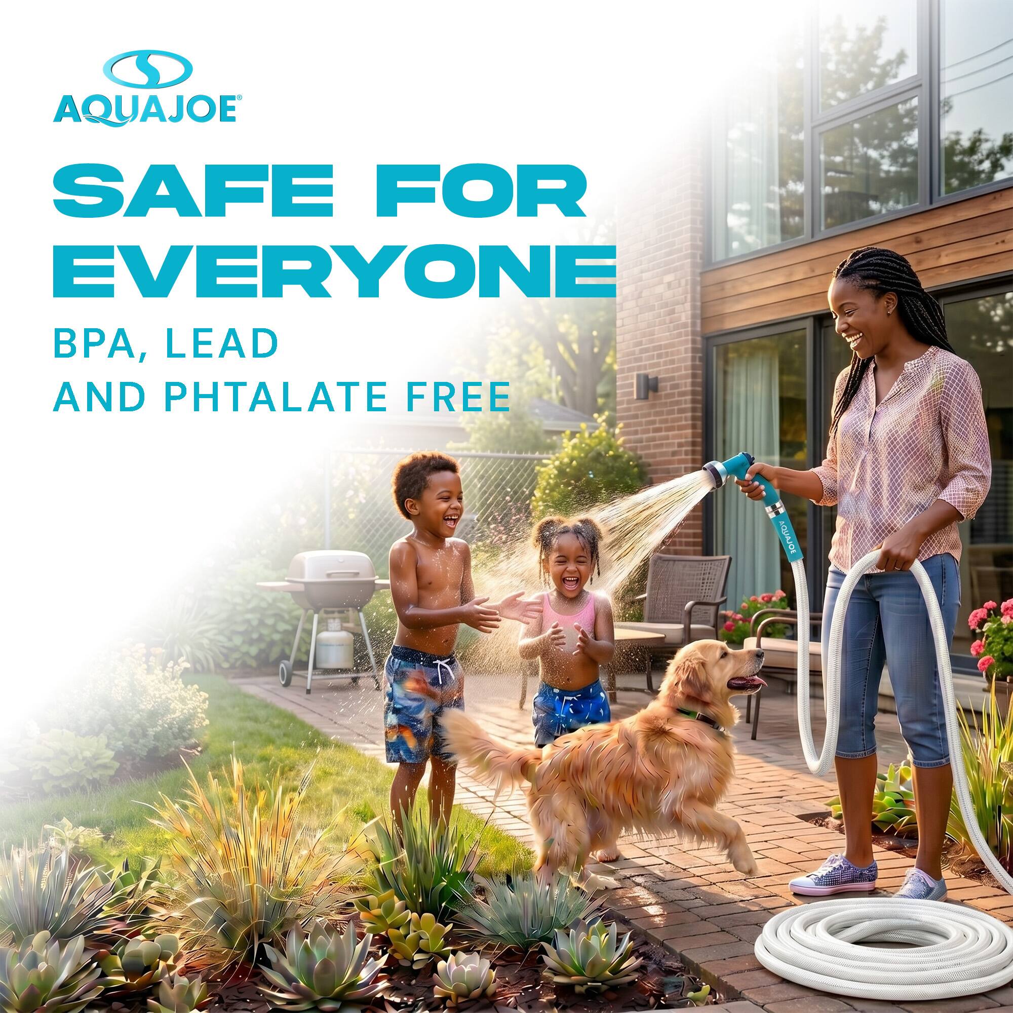 AQUAJOE SAFE FOR EVERYONE  
BPA, LEAD AND PHTALATE FREE
