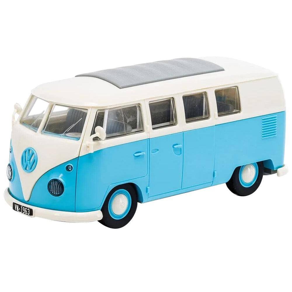 Angle. Airfix Quickbuild - Skill 1 Model Kit Volkswagen Camper Van Blue Snap Together Model by Airfix Quickbuild - Blue.