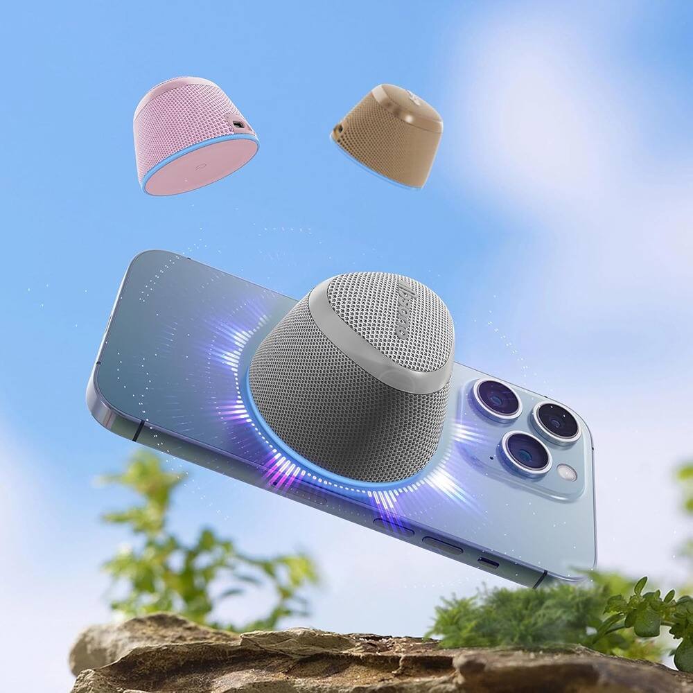 Back. ACJPR - HD Sound Bluetooth Speaker with Phone Stand, Trendy Stocking Stuffer.