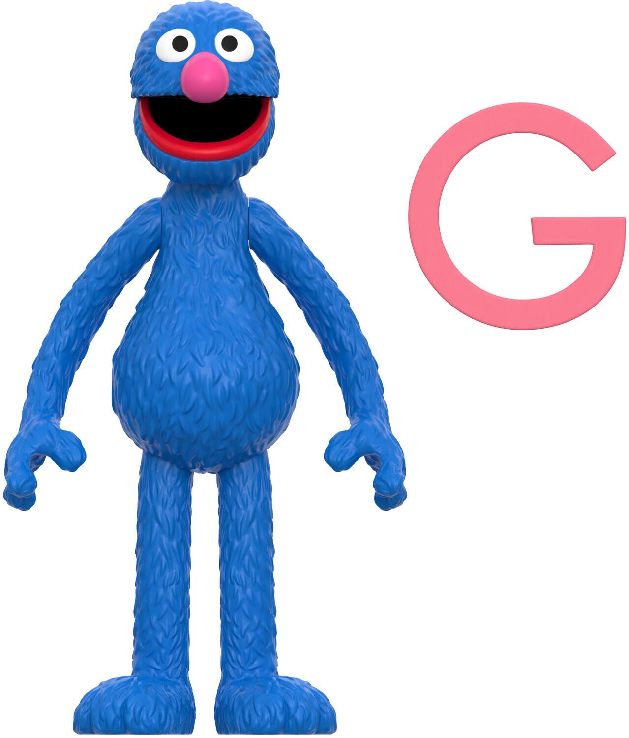 Alt View 2. Super7 - Super7 - Sesame Street - ReAction Figures Wv5 - Grover   - COLLECTIBLES - Multicolor.