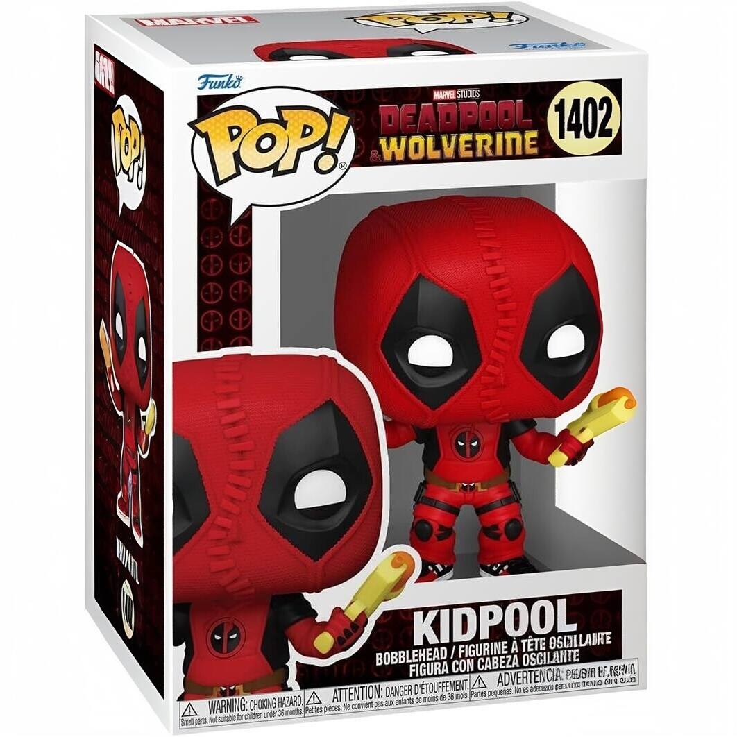 Funko ボブルヘッド フィギュアセット3点 Funko POP! Marvel: Deadpool 3 Kidpool COLLECTIBLES Multicolor