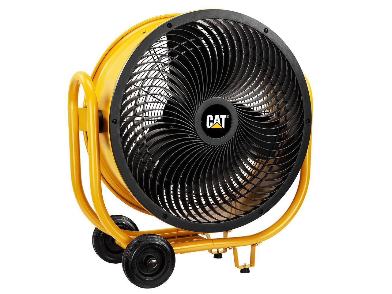 Alt View 5. Caterpillar - Caterpillar CF-HVD-24AC-YW 24" High-Velocity Industrial Fan - 6500 CFM, 3-Speed, 360° Tilt (Yellow, 3-in-1).