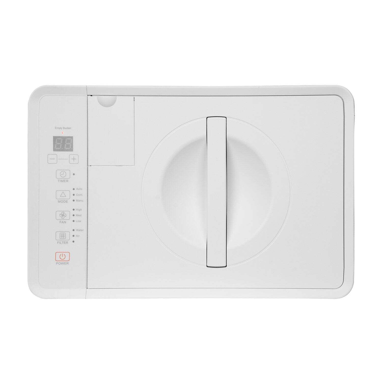 Energy Bucket  
8.8  

TIMER  
- Auto  

MODE  
- Cont  
- Manual  

FAN  
- High  
- Med  
- Low  

FILTER  
- Water  
- Air  

POWER