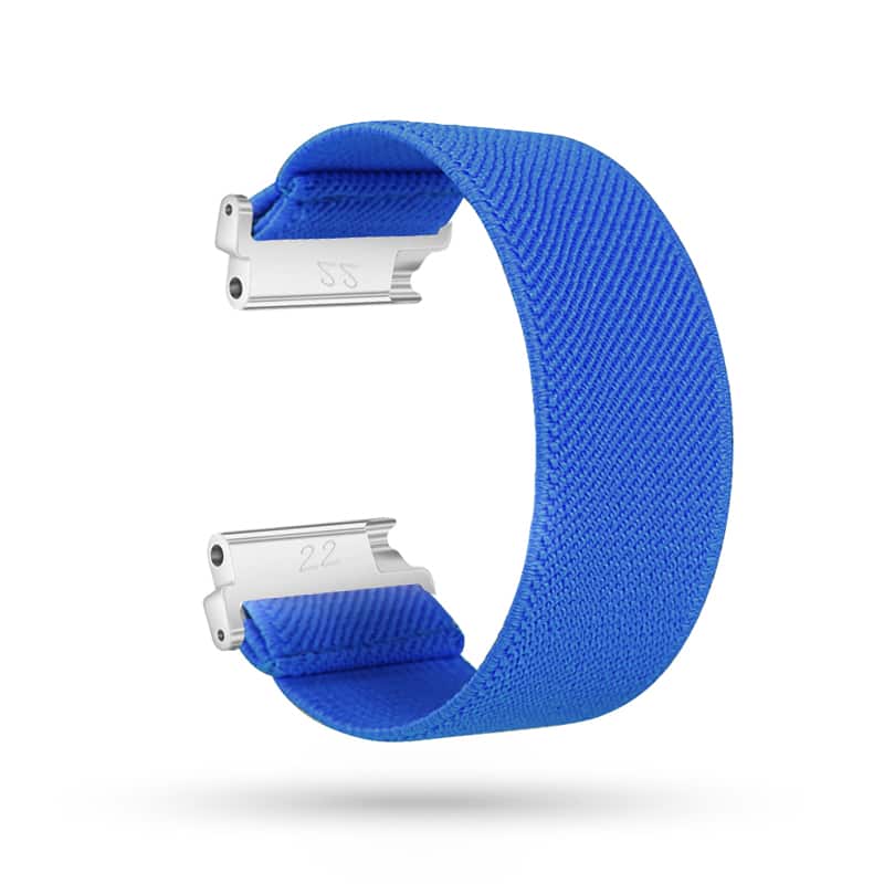 StrapsCo - Stretch Band Nylon Watch Strap For Fitbit Versa & Versa 2 - Blue price history on PriceWatchPro