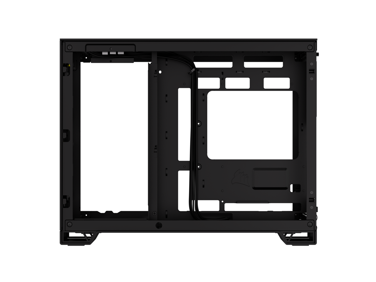 Alt View 10. CORSAIR - CORSAIR iCUE LINK 2500X RGB Micro ATX Case – Dual Tempered Glass – 2x RX120 RGB Fans – Customizable - RGB.