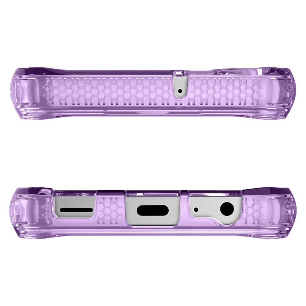 Alt View 2. Itskins - ITSKINS Spectrum_R // Clear Case for Samsung Galaxy A15 5G / 4G - Light Purple - Purple.