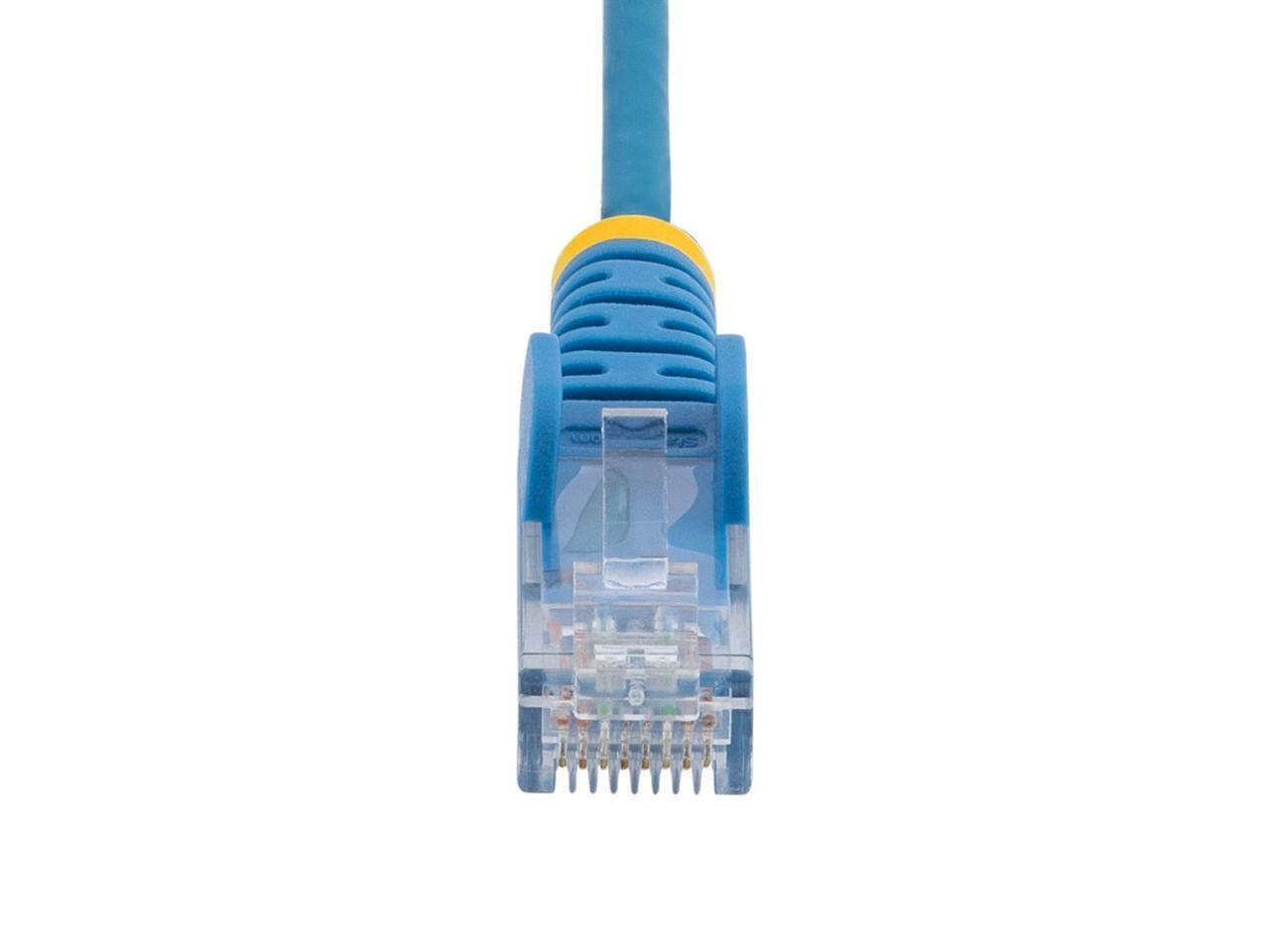 Alt View 3. StarTech.com - StarTech 20ft Blue Slim CAT6 Ethernet Cable Model N6PAT20BLS.