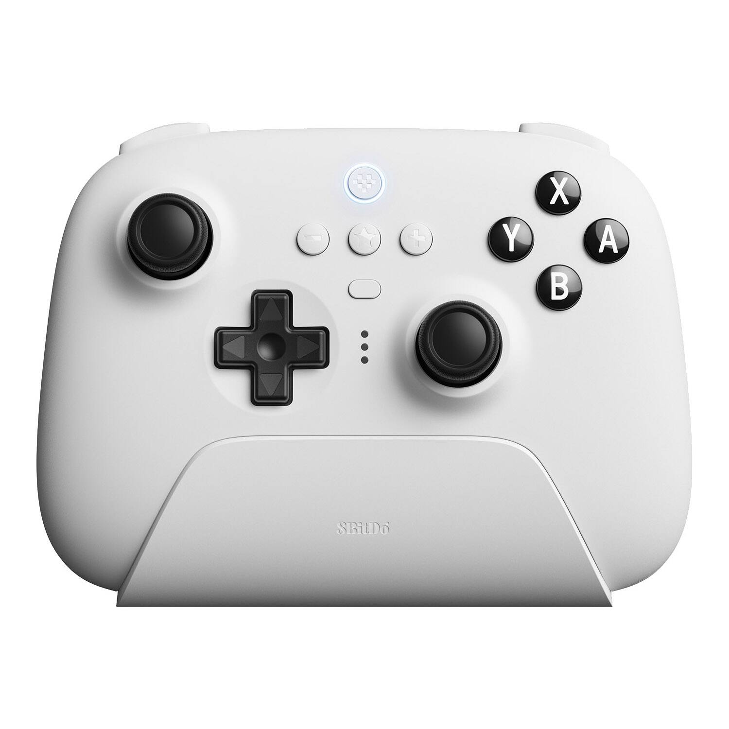 8BitDo - Ultimate Bluetooth Wireless Controller for Switch, PC and Steam with Travel Case - White