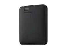 Front. Western Digital - WD 6TB Elements Portable Storage USB 3.2 Gen 1/USB 3.0 (USB 2.0 compatible) Model WDBHJS0060BBK-WESN Black - Black.