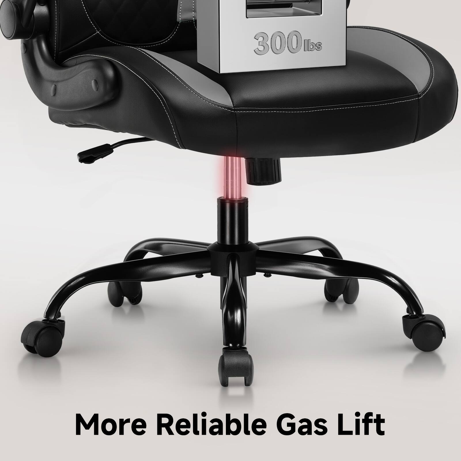 More Reliable Gas Lift
300 lbs