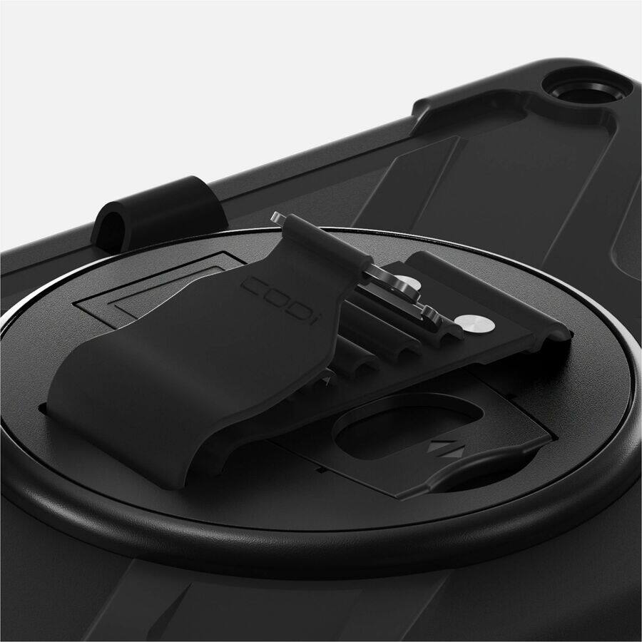 Alt View 4. CODi - Rugged iPad 10.2" Case - Integrated Screen Protector (9th, 8th, and 7th Generation) - Drop Resistant & Shock Absorbing - Black.