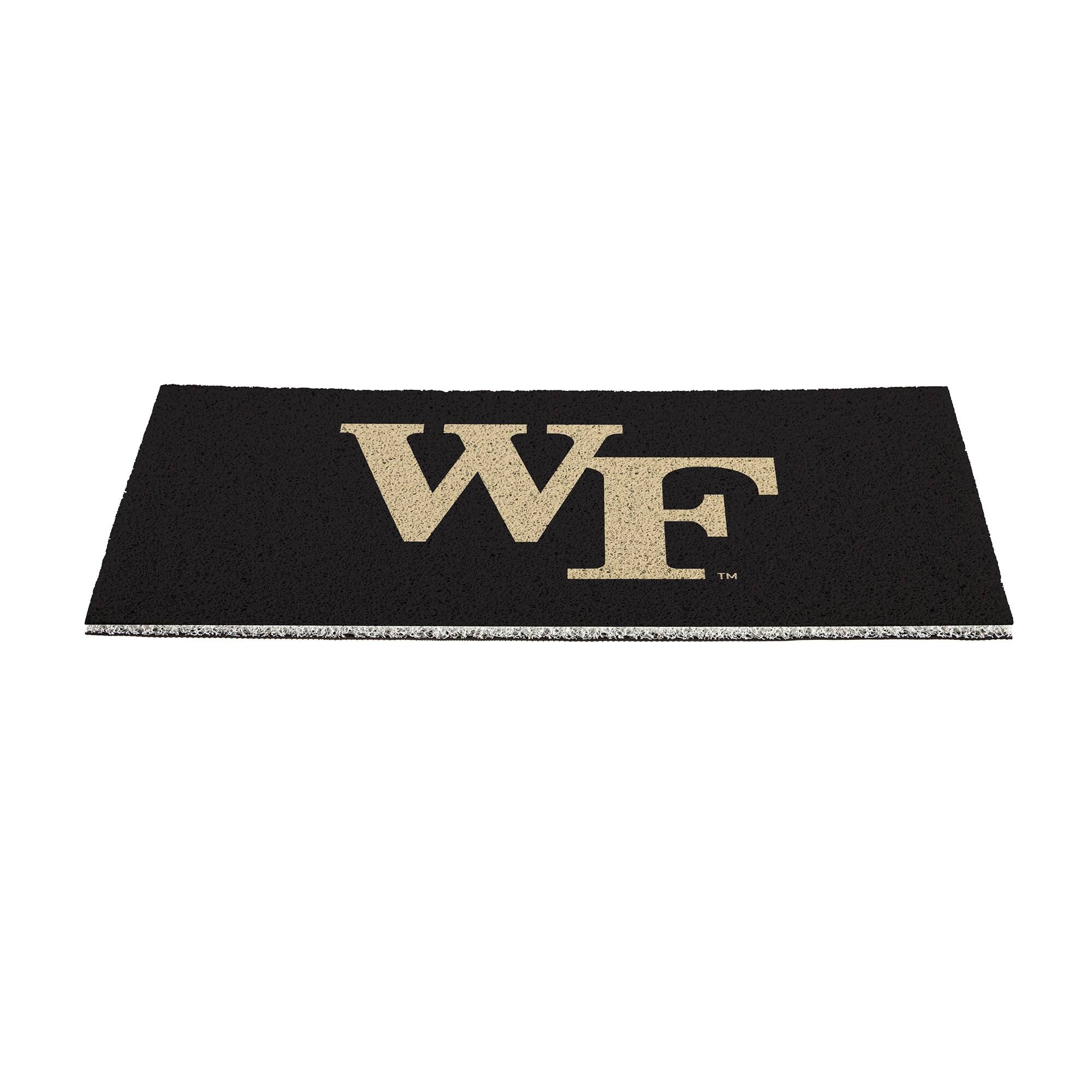 Alt View 1. Evergreen Enterprises - Wake Forest Demon Deacons 16" x 28" Full Color Indoor/Outdoor Logo Turf Mat - Multicolor.