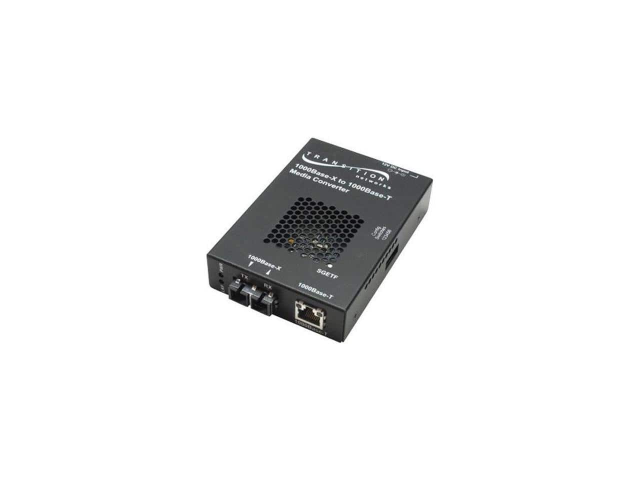 Transition Networks - SGETF1013-110-NA Gigabit Ethernet Stand-Alone Media Converter