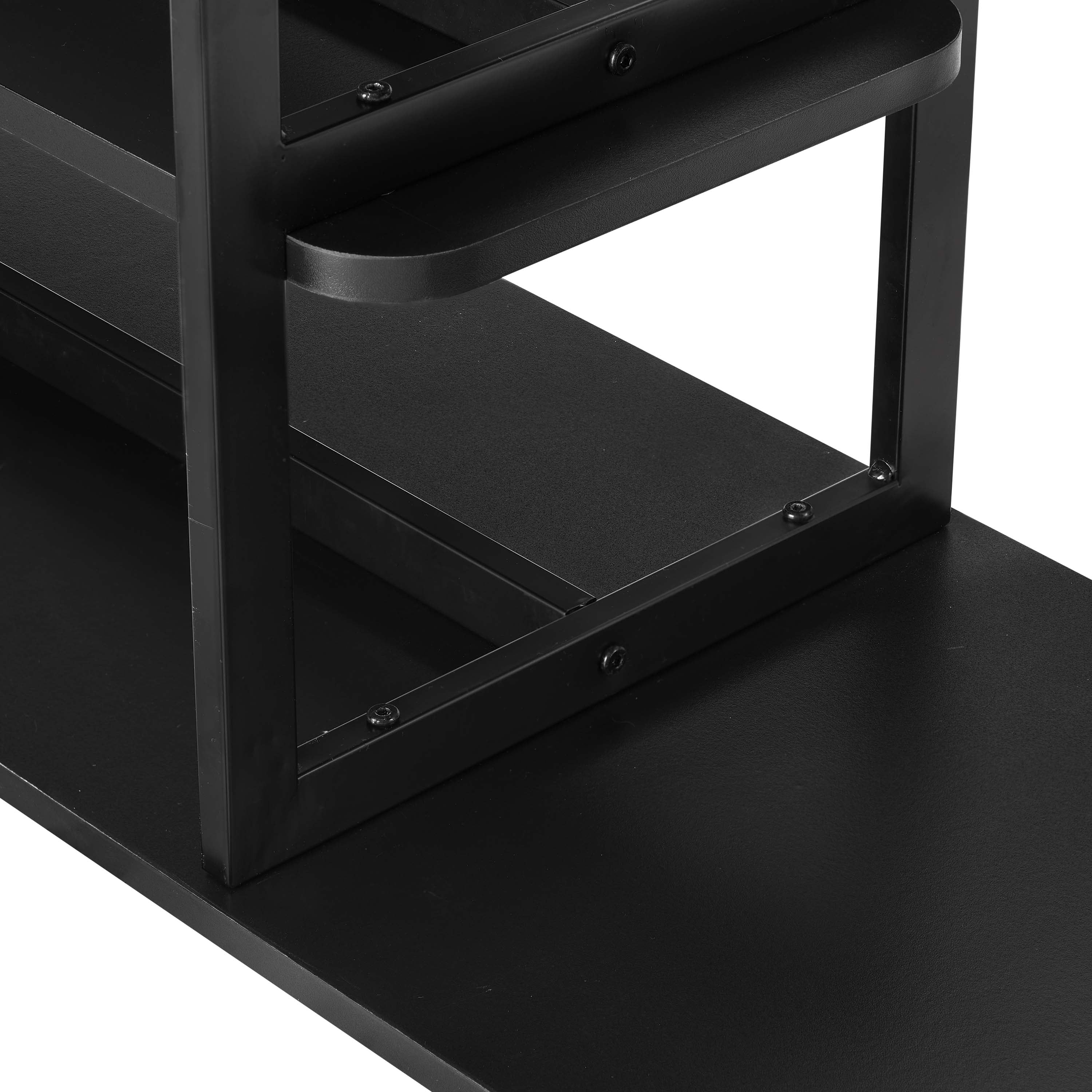 Alt View 2. Manhattan Comfort - Celine Contemporary Modern 71" Console Table - Black.