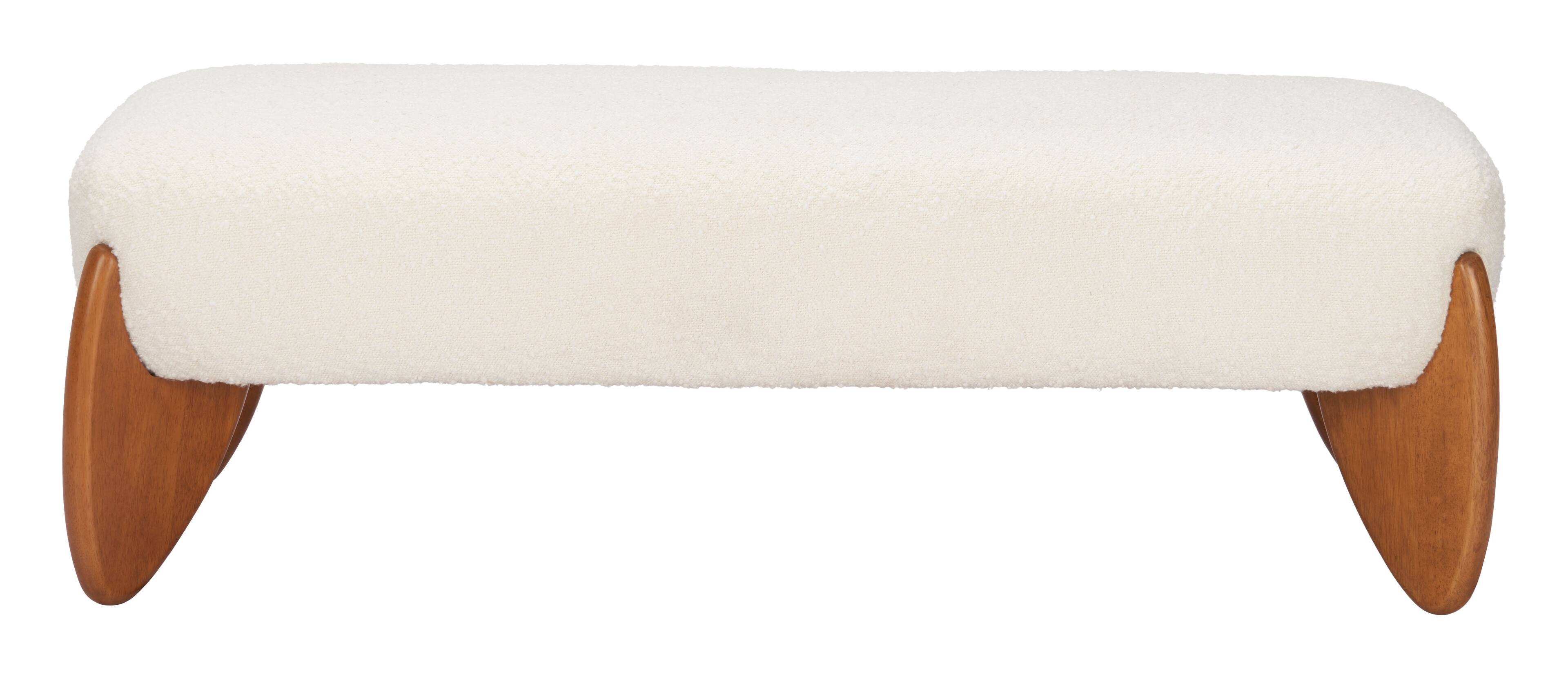 Alt View 1. Hivvago - Charm Bench Ivory - Ivory.