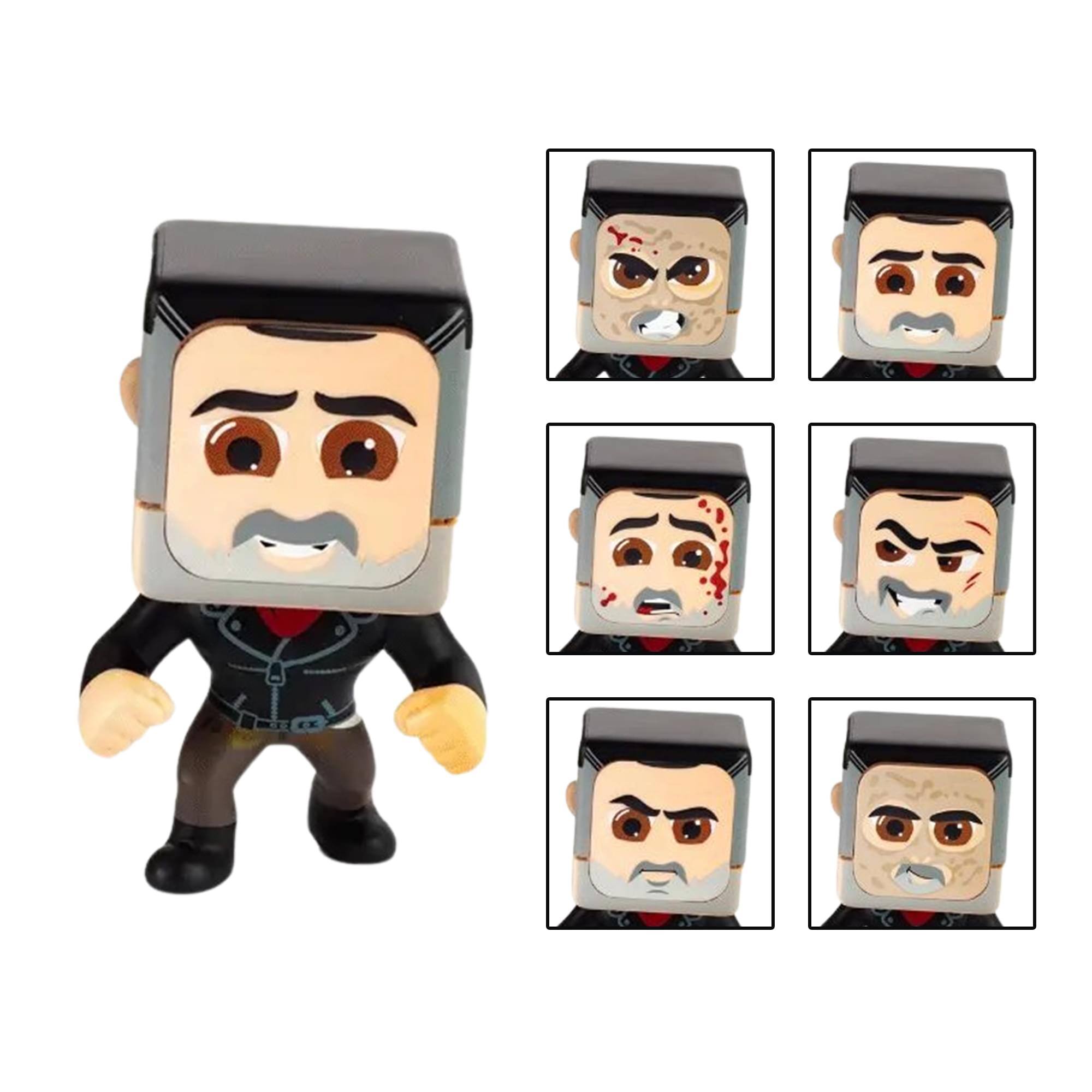 Alt View 10. Headz Up - The Walking Dead Negan Headz Collectible Figure - Black.
