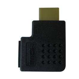 Comprehensive - HDMI Female to Right Angle Male - Left Elbow
